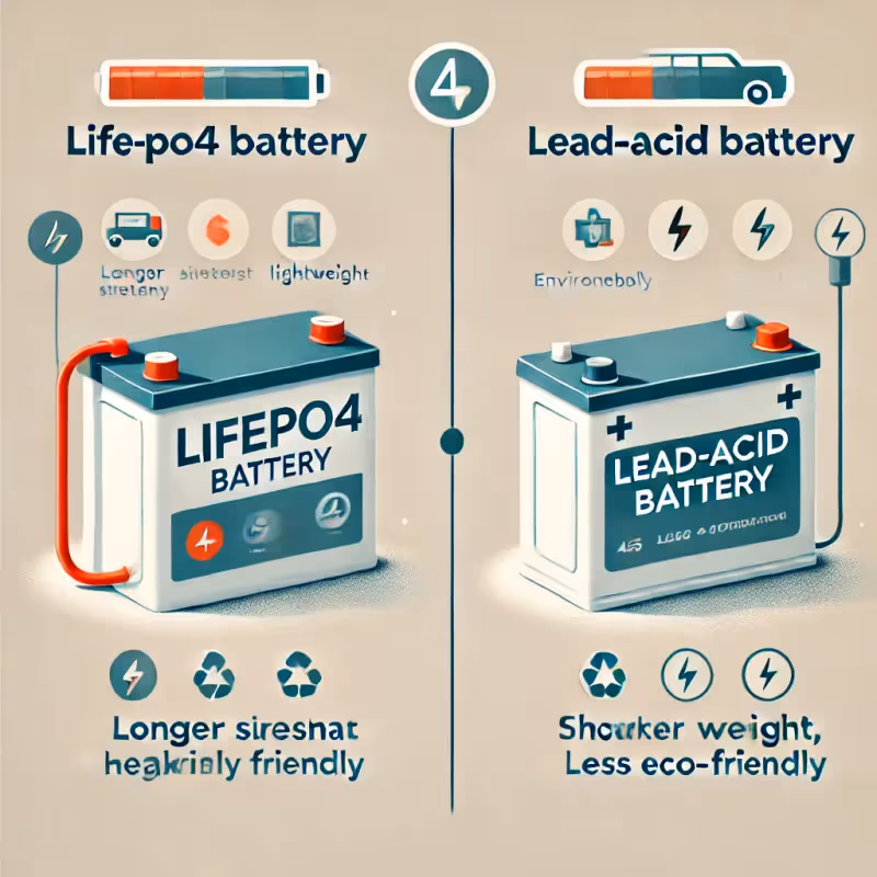 Kelebihan dan Kekurangan Baterai LiFePO4 vs Baterai Timbal-Asam