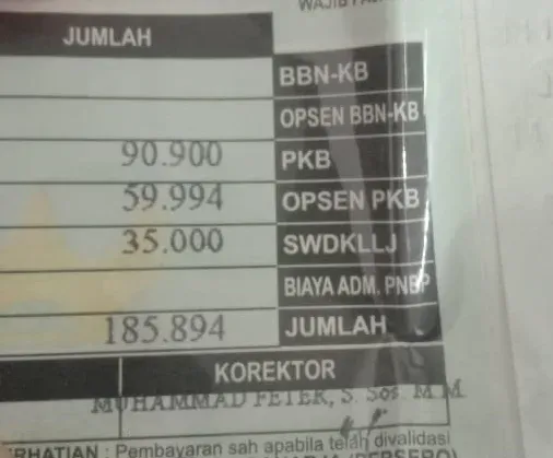 OPSEN PAJAK KENDARAAN 2025