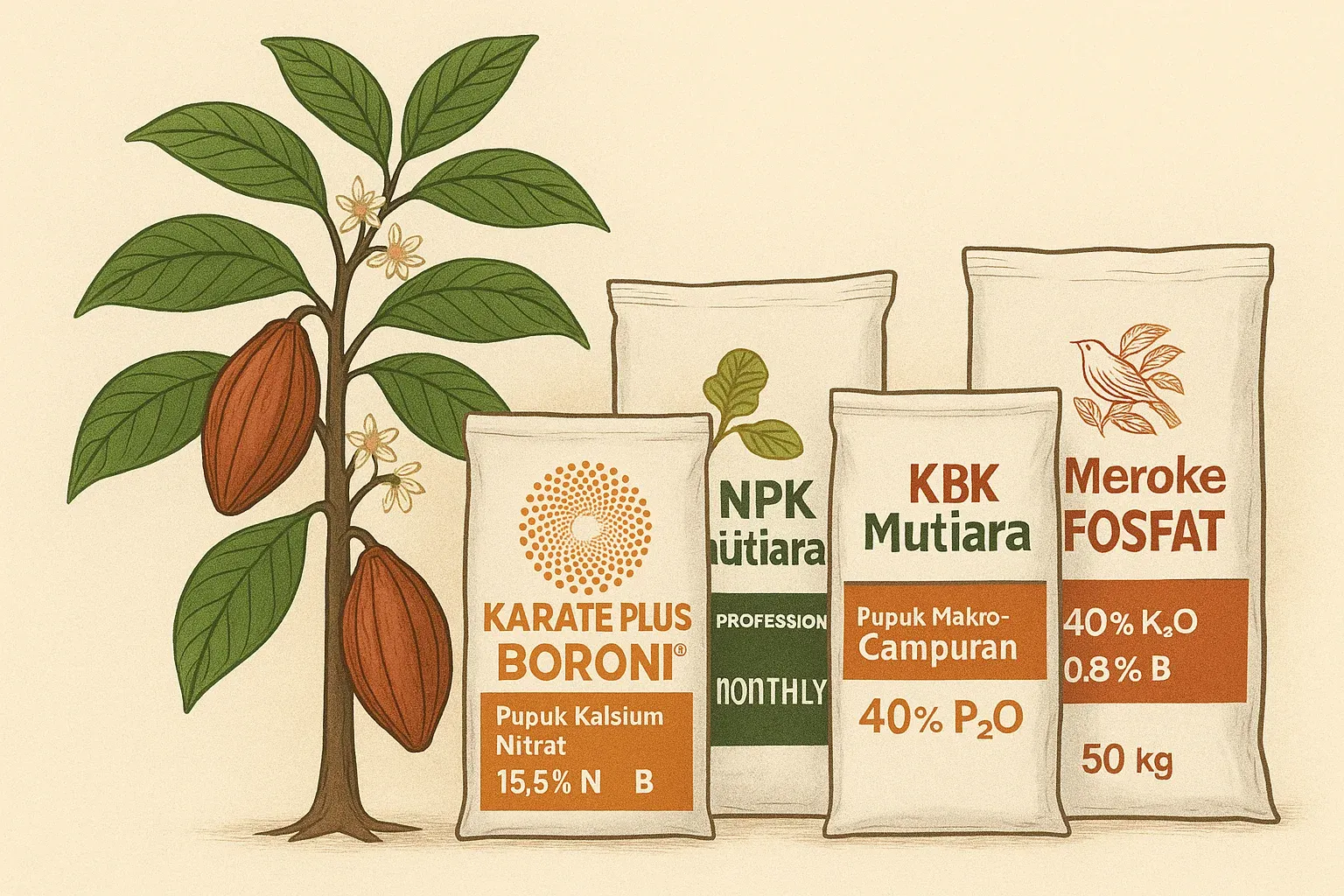 Jadwal Pemupukan Kakao